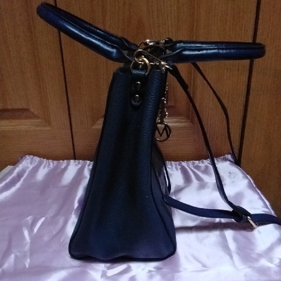 Mia K Collection Navy Blue Handbag and Wallet Set - Picture 11 of 13